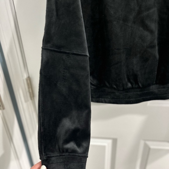 Lululemon Black Velvet Jacket Scuba | Lululemon Jacket | Black Velvet Jacket - Picture 9 of 10